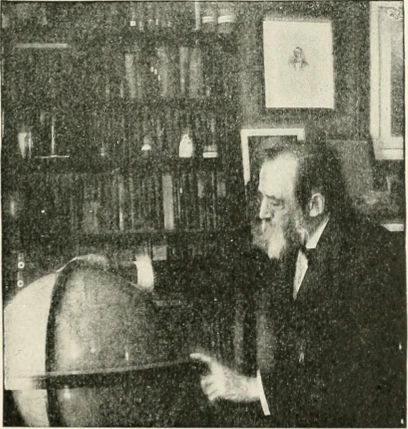 An illustration from Stars and telescopes; a hand-book of popular astronomy founded on the 9th ed. of Lynn's Celestial motions, 1901, leaf 264