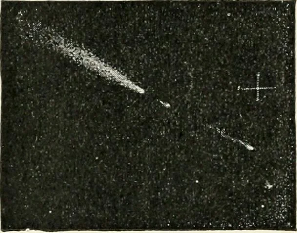 An illustration from Stars and telescopes; a hand-book of popular astronomy founded on the 9th ed. of Lynn's Celestial motions, 1901, leaf 271