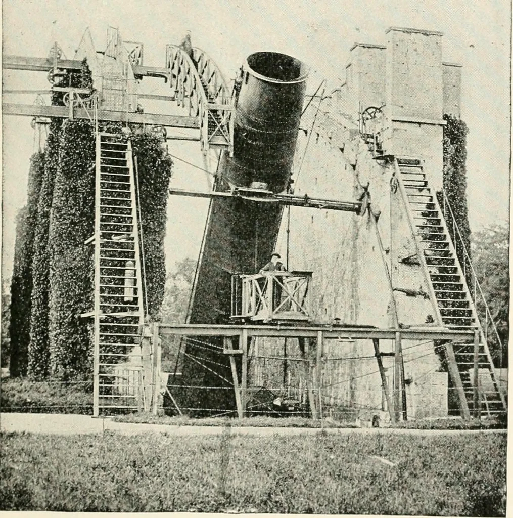 An illustration from Stars and telescopes; a hand-book of popular astronomy founded on the 9th ed. of Lynn's Celestial motions, 1901, leaf 300