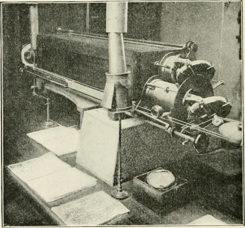An illustration from Stars and telescopes; a hand-book of popular astronomy founded on the 9th ed. of Lynn's Celestial motions, 1901, leaf 311