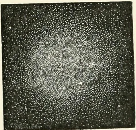 An illustration from Stars and telescopes; a hand-book of popular astronomy founded on the 9th ed. of Lynn's Celestial motions, 1901, leaf 322