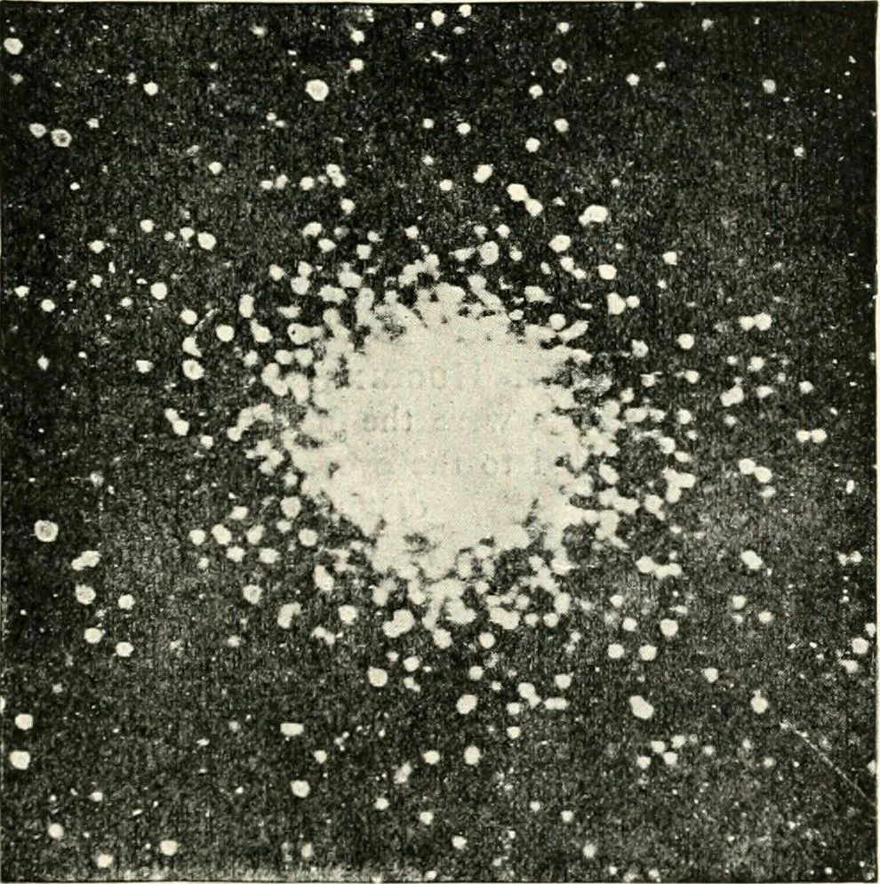 An illustration from Stars and telescopes; a hand-book of popular astronomy founded on the 9th ed. of Lynn's Celestial motions, 1901, leaf 346