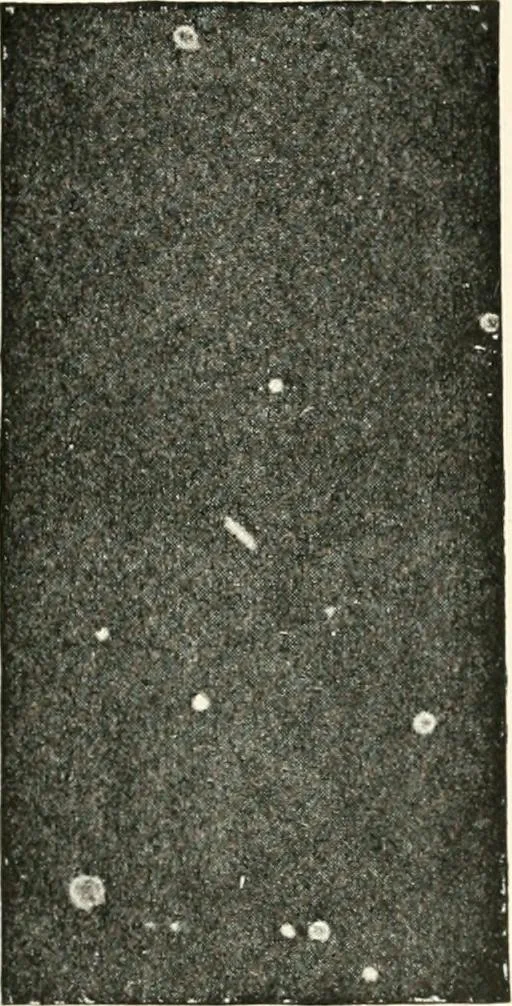 An illustration from Stars and telescopes; a hand-book of popular astronomy founded on the 9th ed. of Lynn's Celestial motions, 1901, leaf 408