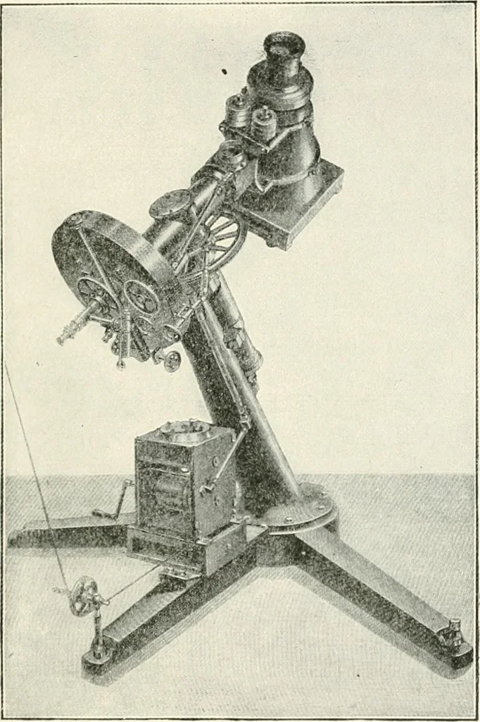 An illustration from Stars and telescopes; a hand-book of popular astronomy founded on the 9th ed. of Lynn's Celestial motions, 1901, leaf 410