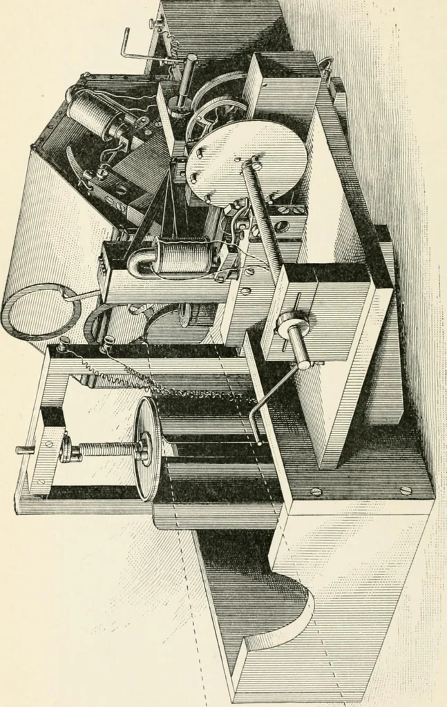 An illustration from Stars and telescopes; a hand-book of popular astronomy founded on the 9th ed. of Lynn's Celestial motions, 1901, leaf 415