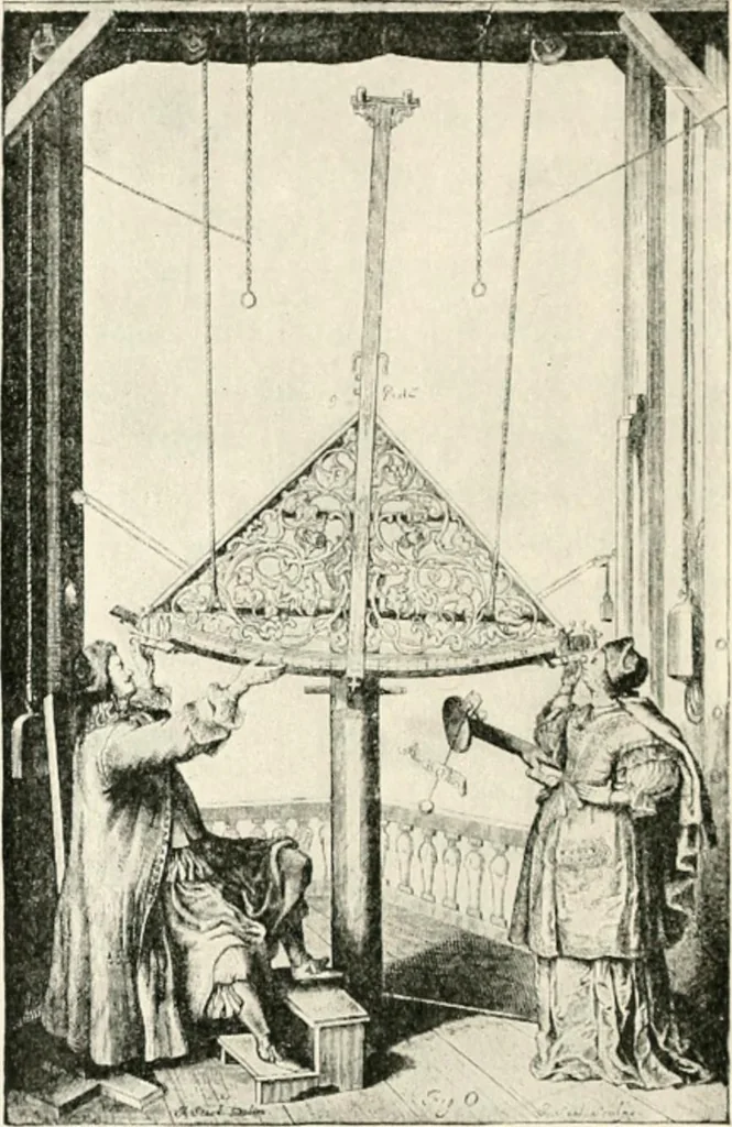 An illustration from Stars and telescopes; a hand-book of popular astronomy founded on the 9th ed. of Lynn's Celestial motions, 1901, leaf 419