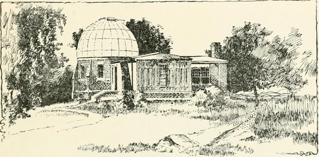 An illustration from Stars and telescopes; a hand-book of popular astronomy founded on the 9th ed. of Lynn's Celestial motions, 1901, leaf 428
