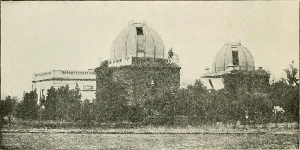 An illustration from Stars and telescopes; a hand-book of popular astronomy founded on the 9th ed. of Lynn's Celestial motions, 1901, leaf 429