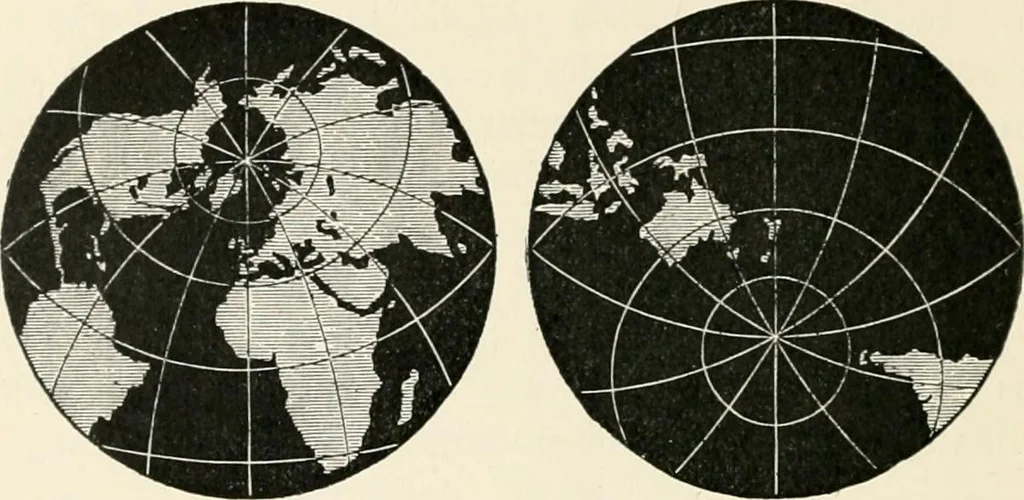 An illustration from Stars and telescopes; a hand-book of popular astronomy founded on the 9th ed. of Lynn's Celestial motions, 1901, leaf 47