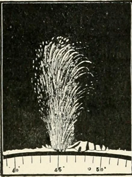 An illustration from Stars and telescopes; a hand-book of popular astronomy founded on the 9th ed. of Lynn's Celestial motions, 1901, leaf 94