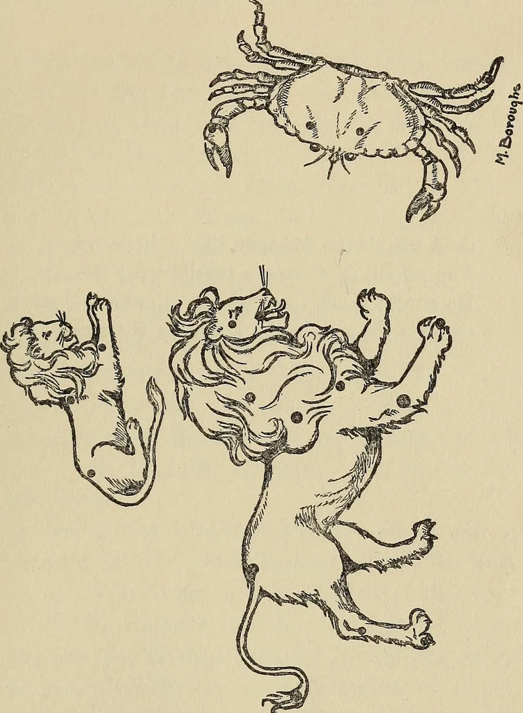 An illustration from The stars and their stories; a book for young people, 1913, leaf 166