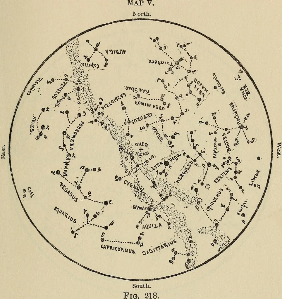 An illustration from The stars and their stories; a book for young people, 1913, leaf 294