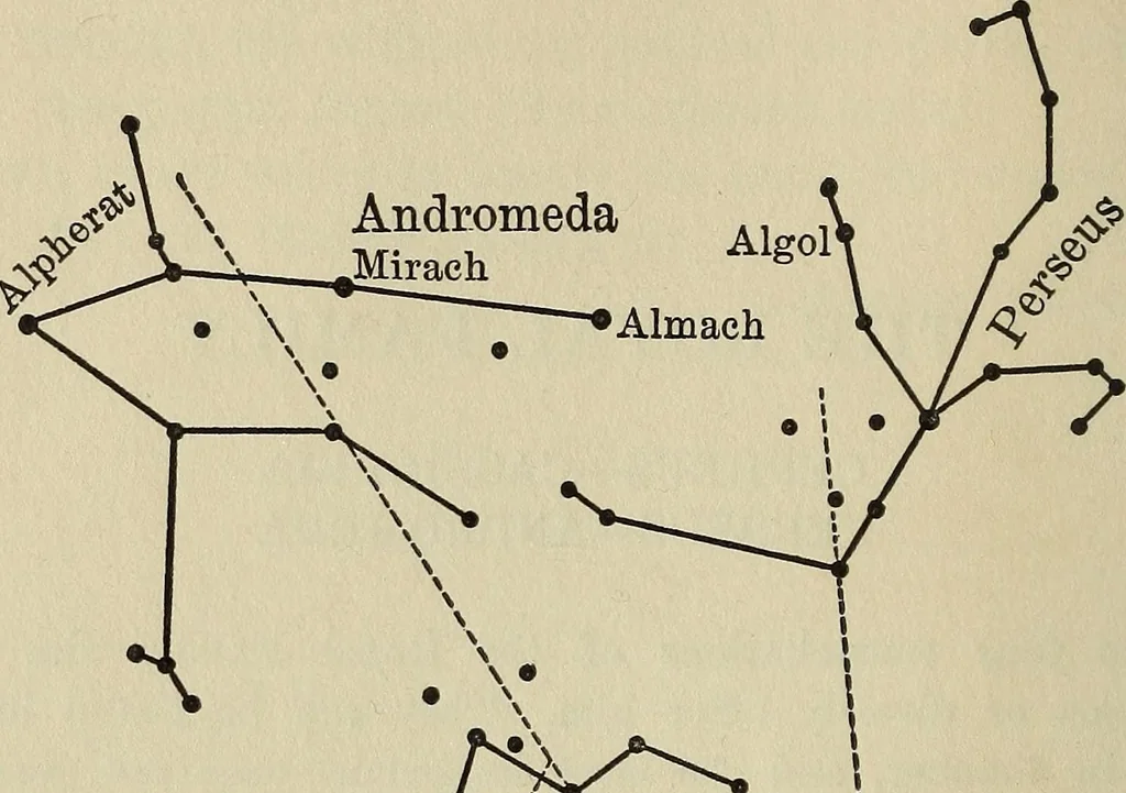 An illustration from The stars and their stories; a book for young people, 1913, leaf 79