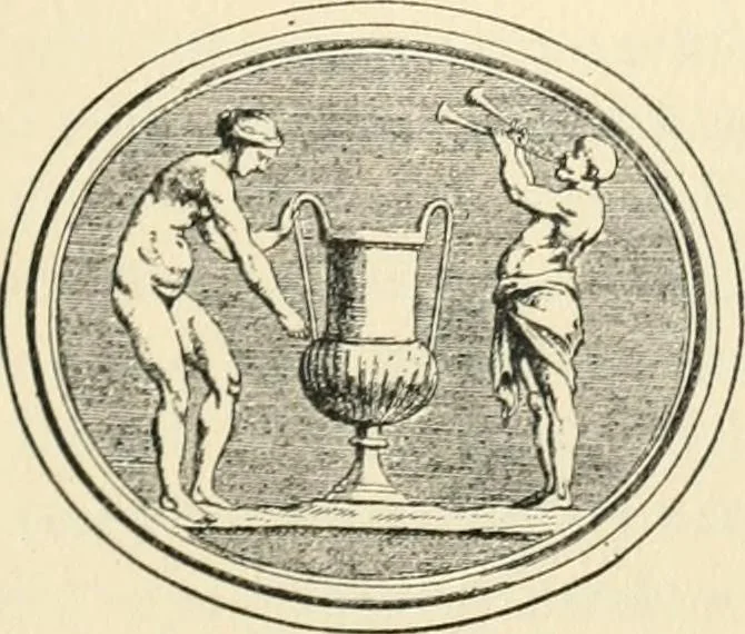 An illustration from Starye gody, 1907, leaf 104