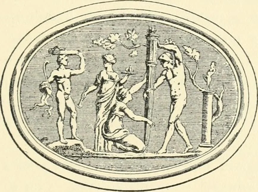 An illustration from Starye gody, 1907, leaf 110
