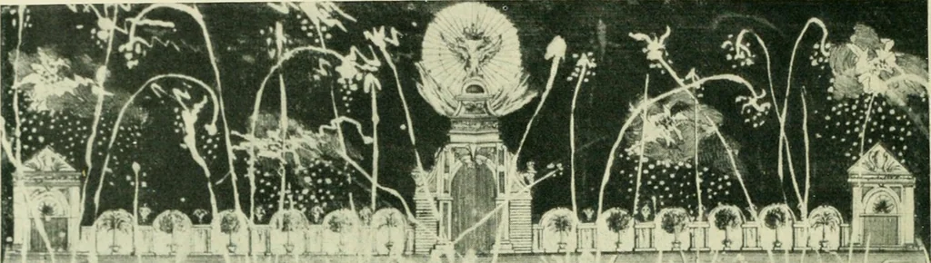 An illustration from Starye gody, 1907, leaf 179