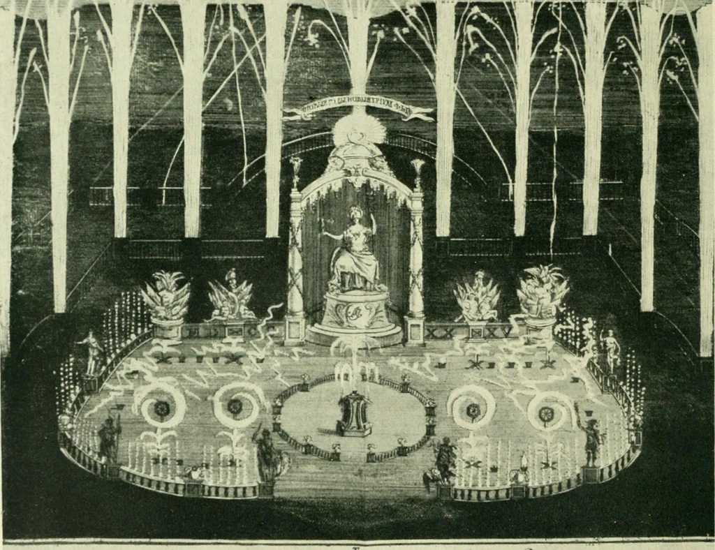 An illustration from Starye gody, 1907, leaf 179