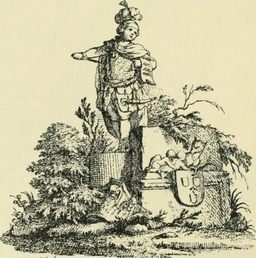 An illustration from Starye gody, 1907, leaf 225