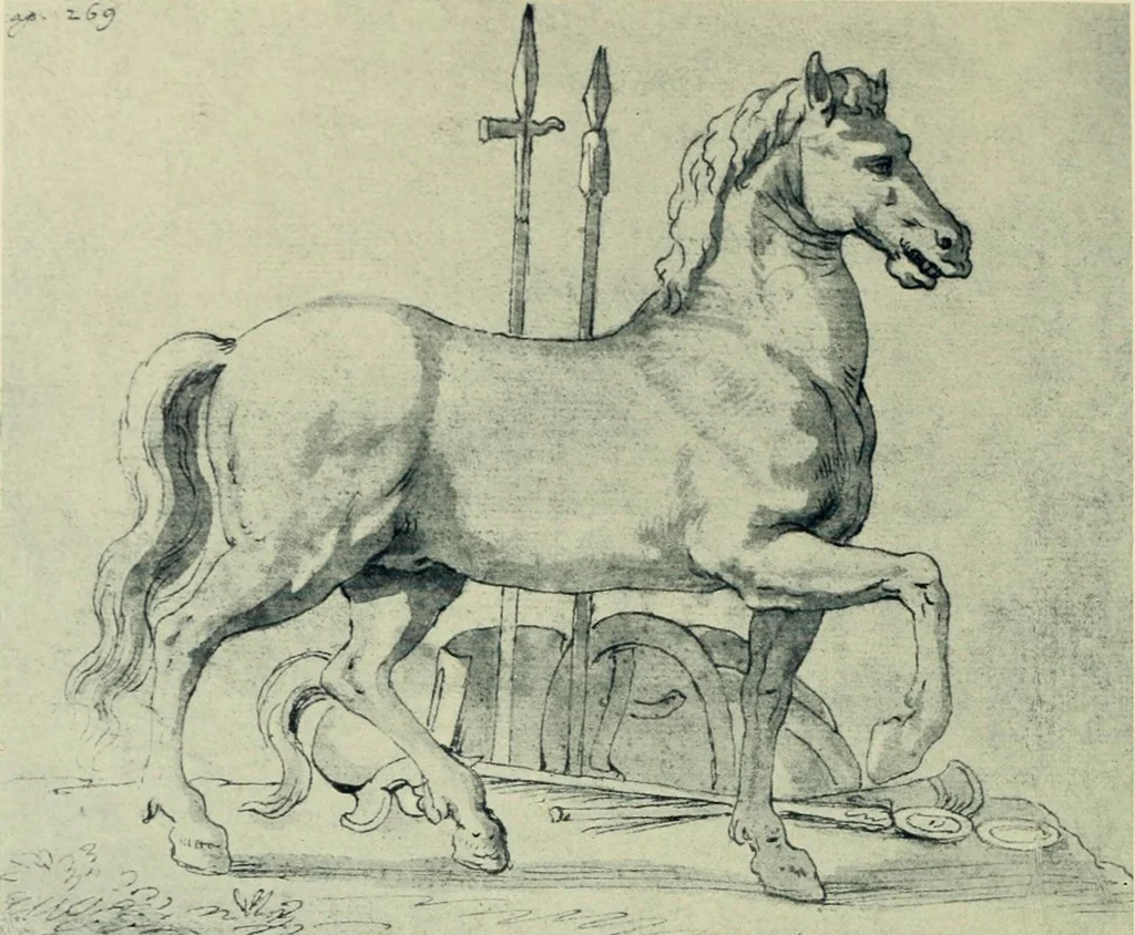 An illustration from Starye gody, 1907, leaf 291