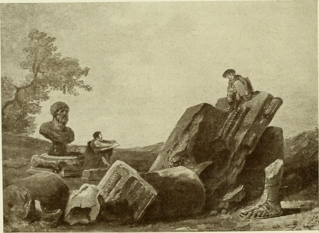 An illustration from Starye gody, 1907, leaf 31