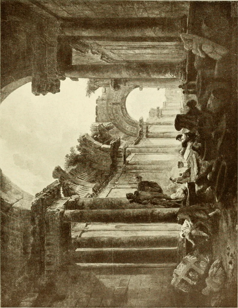 An illustration from Starye gody, 1907, leaf 44
