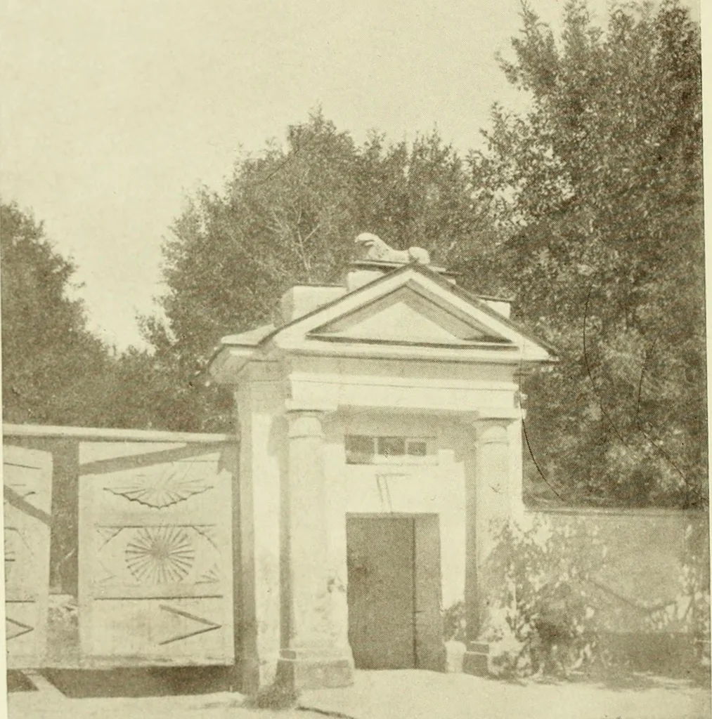 An illustration from Starye gody, 1907, leaf 73