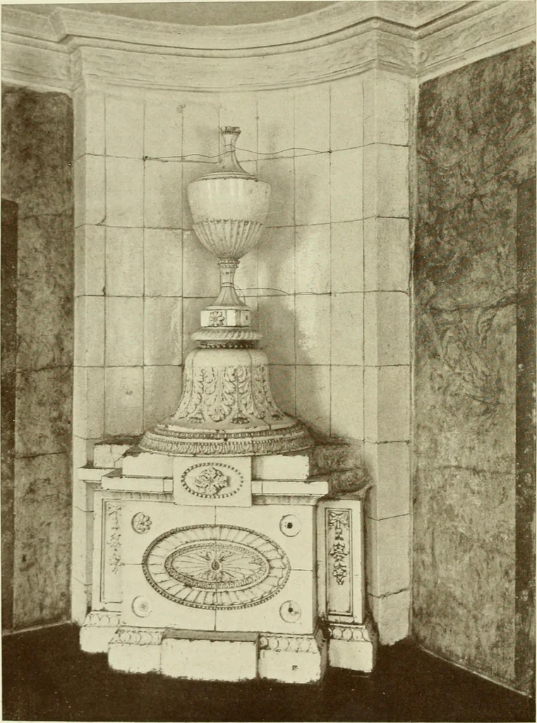 An illustration from Starye gody, 1907, leaf 85