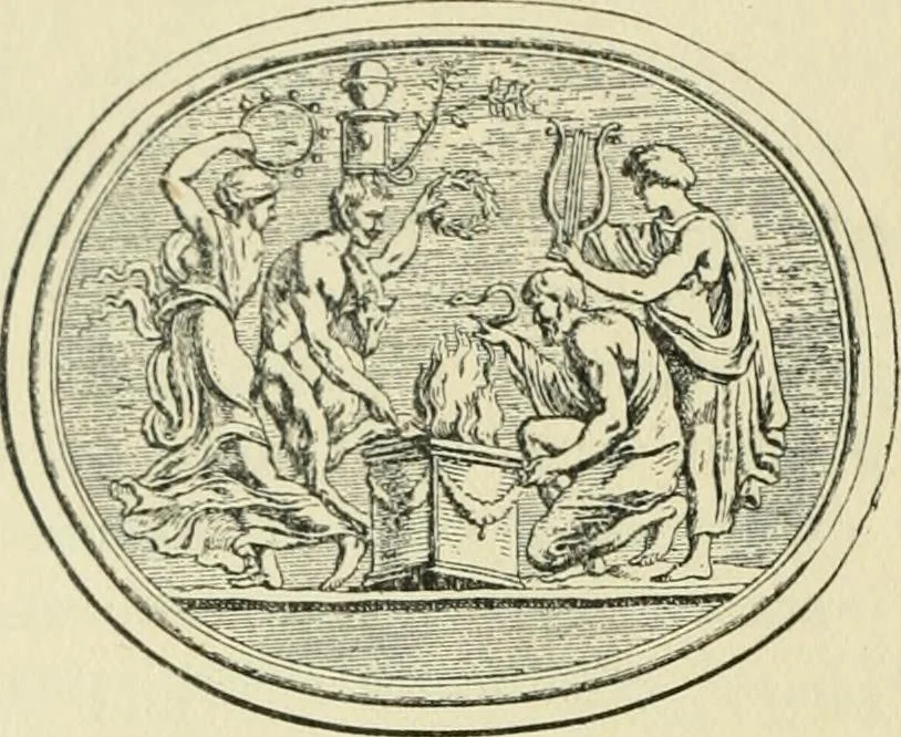 An illustration from Starye gody, 1907, leaf 89