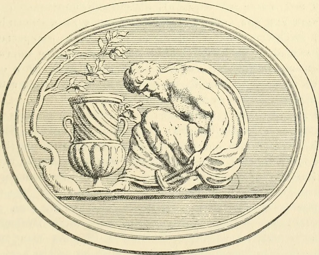 An illustration from Starye gody, 1907, leaf 92