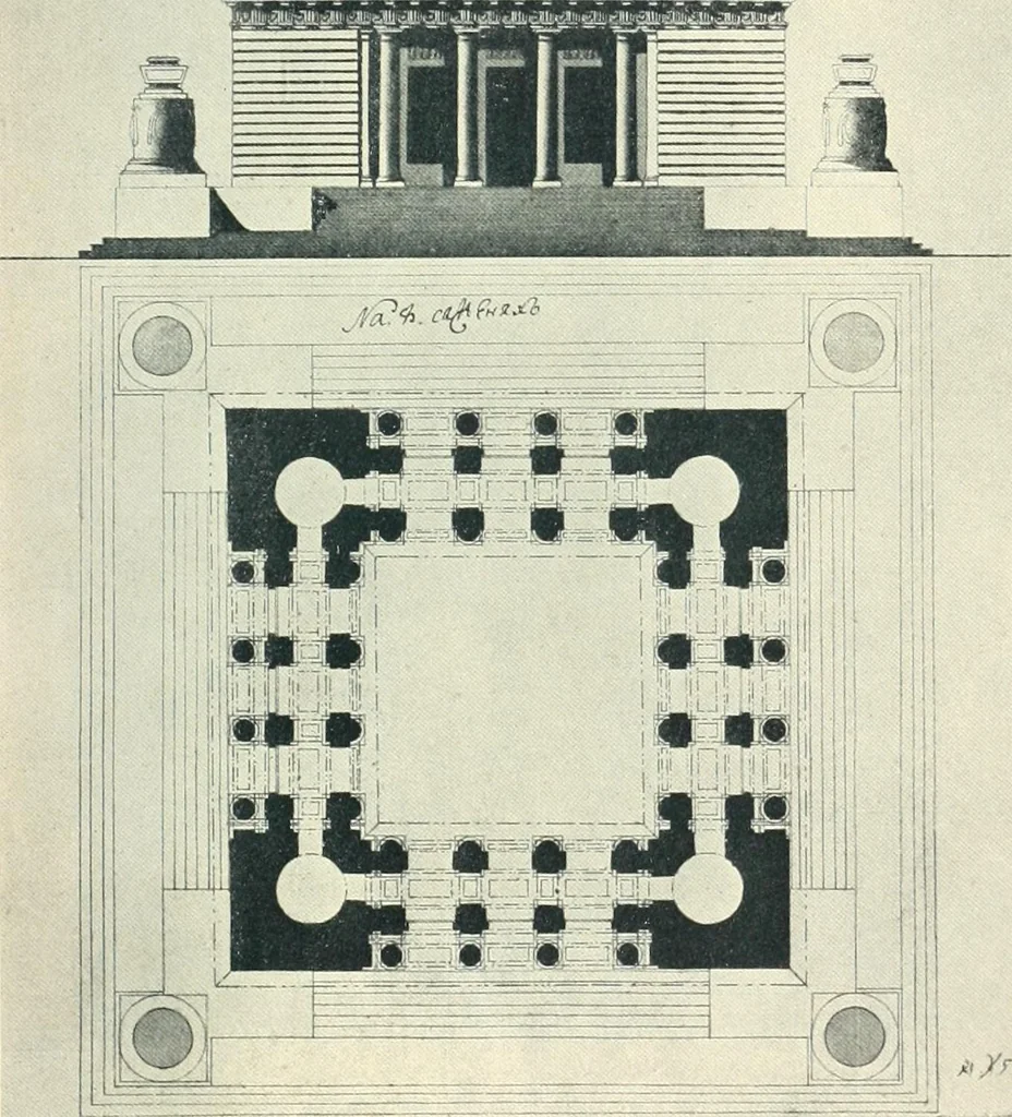 An illustration from Starye gody, 1907, leaf 112