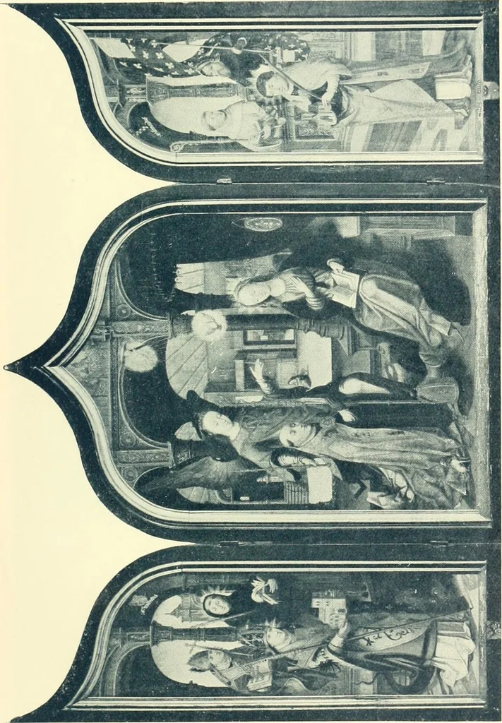 An illustration from Starye gody, 1907, leaf 130