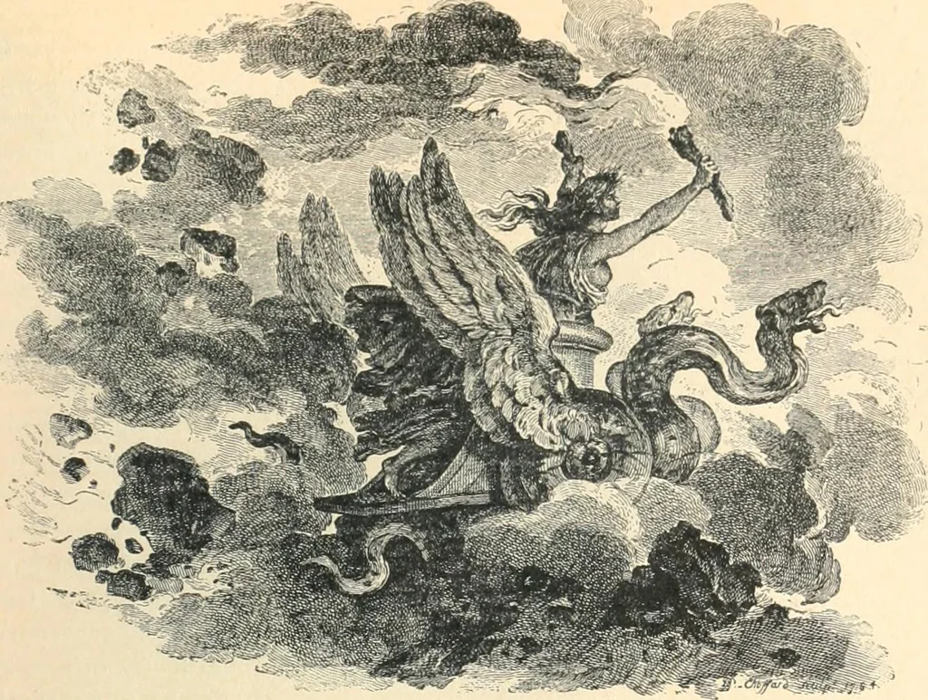 An illustration from Starye gody, 1907, leaf 132