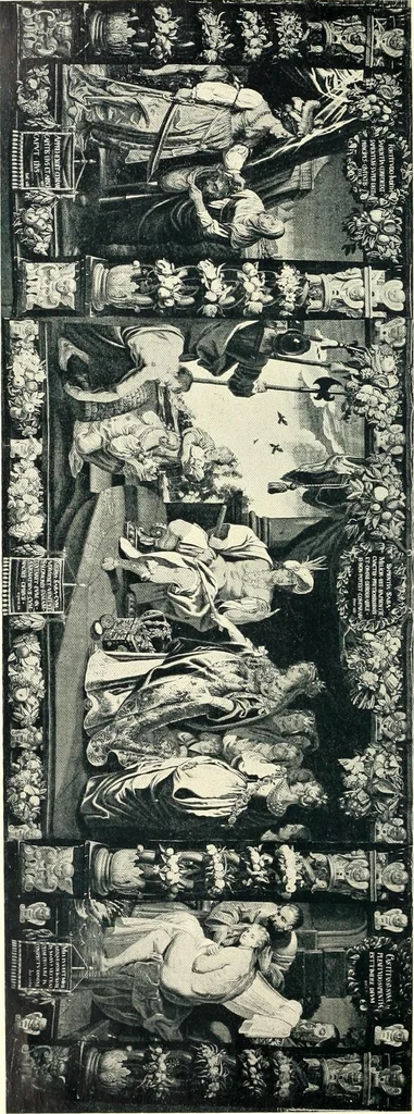 An illustration from Starye gody, 1907, leaf 153