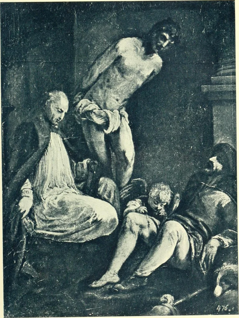 An illustration from Starye gody, 1907, leaf 42