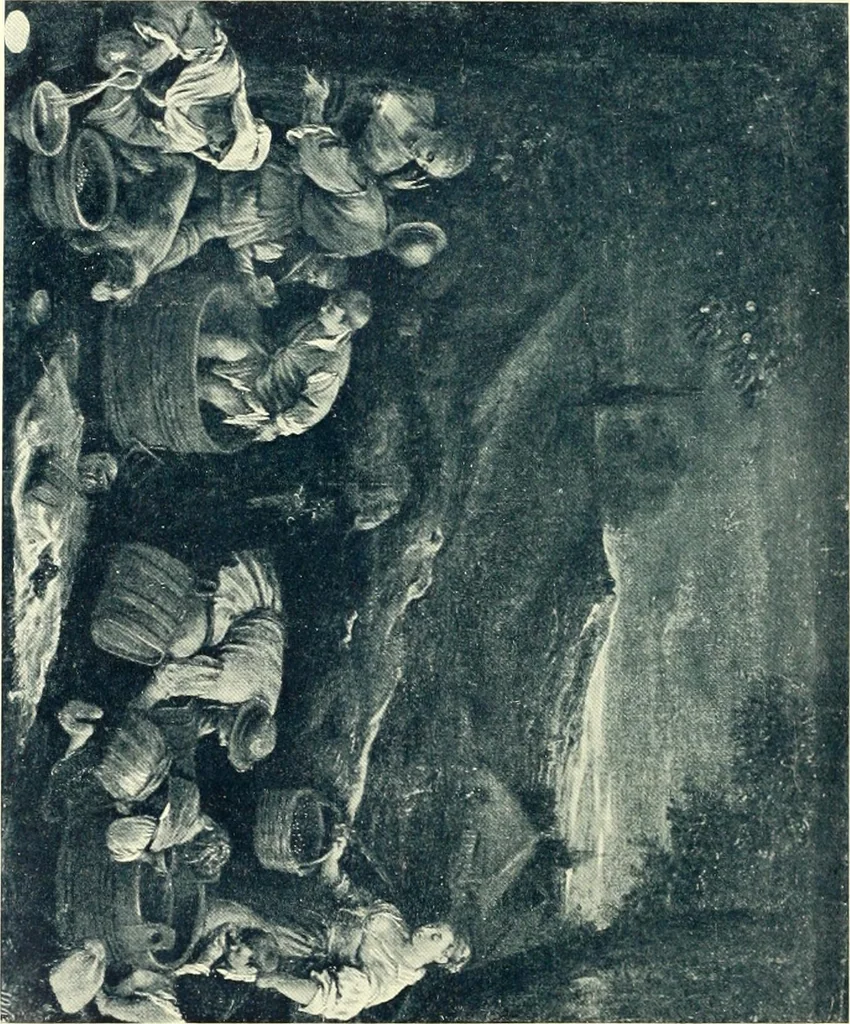 An illustration from Starye gody, 1907, leaf 45