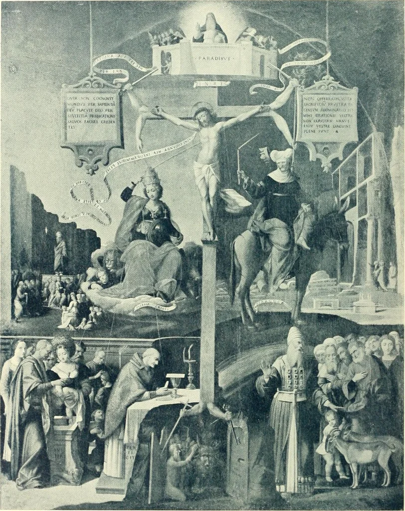 An illustration from Starye gody, 1907, leaf 49