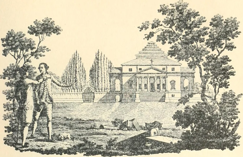 An illustration from Starye gody, 1907, leaf 54