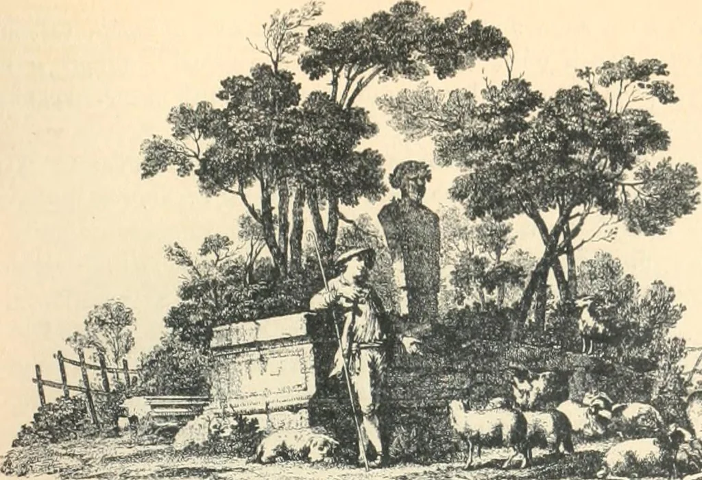 An illustration from Starye gody, 1907, leaf 64