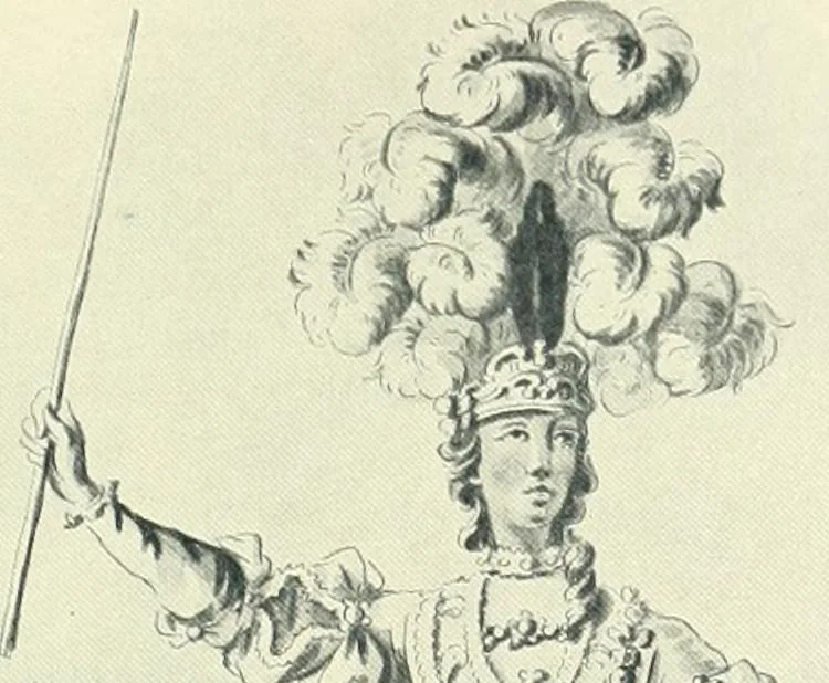An illustration from Starye gody, 1907, leaf 80