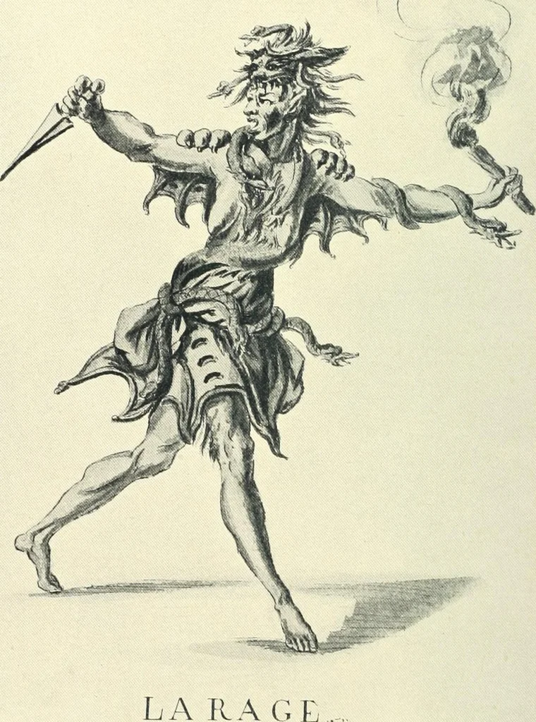 An illustration from Starye gody, 1907, leaf 87