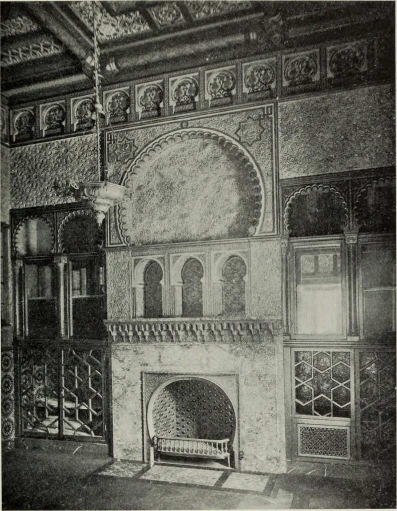 An illustration from Stately homes in America : from colonial times to the present day, 1903, leaf 110