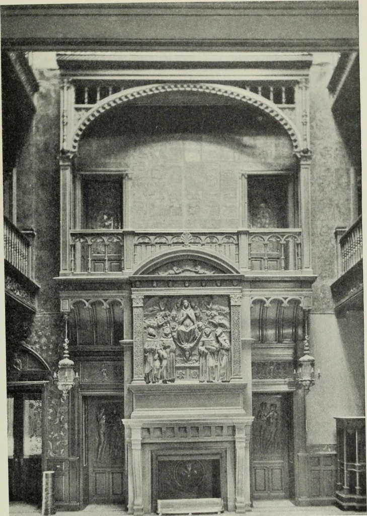 An illustration from Stately homes in America : from colonial times to the present day, 1903, leaf 112