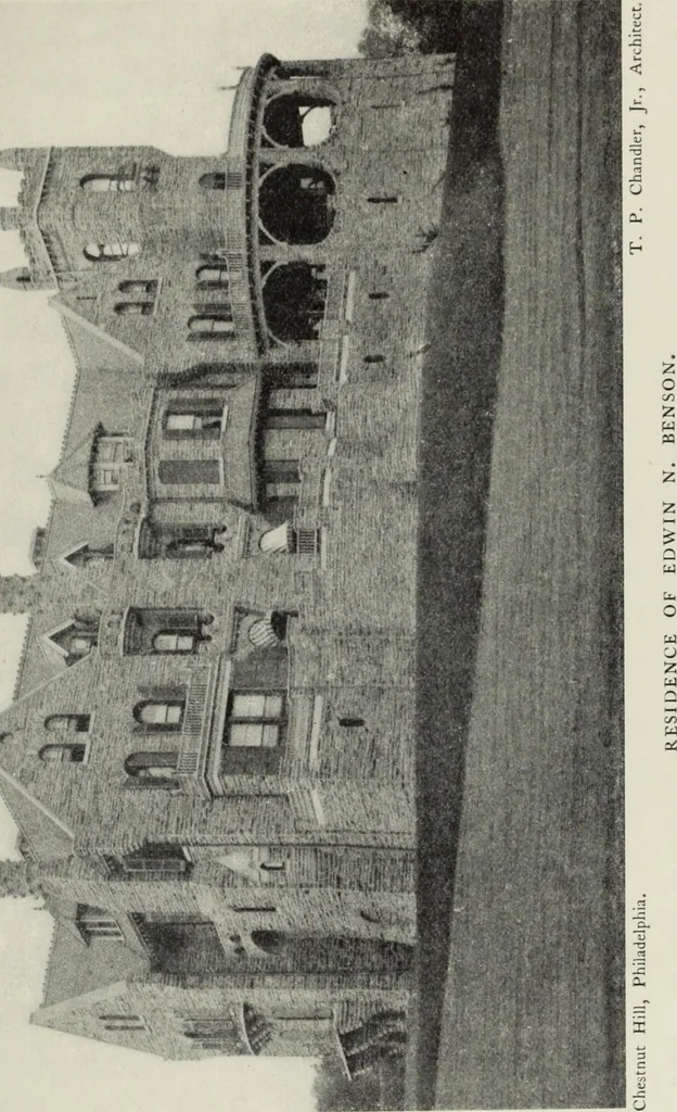 An illustration from Stately homes in America : from colonial times to the present day, 1903, leaf 124