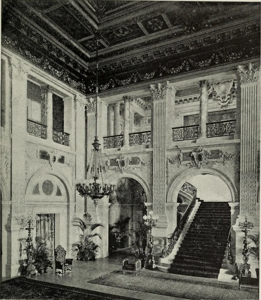 An illustration from Stately homes in America : from colonial times to the present day, 1903, leaf 170