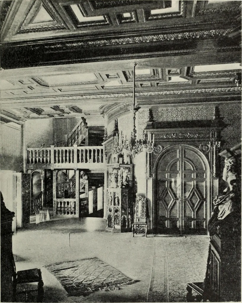 An illustration from Stately homes in America : from colonial times to the present day, 1903, leaf 184