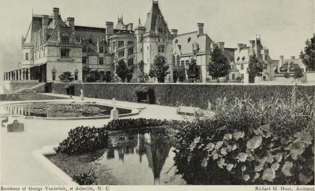 An illustration from Stately homes in America : from colonial times to the present day, 1903, leaf 230