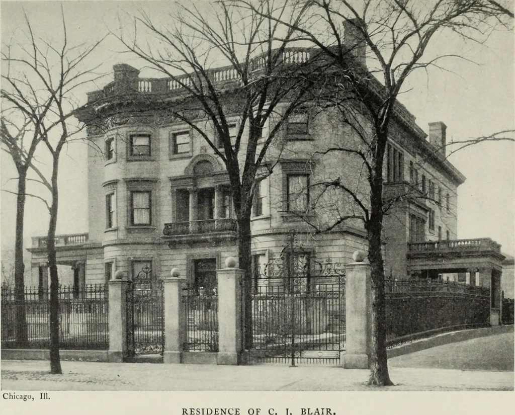 An illustration from Stately homes in America : from colonial times to the present day, 1903, leaf 252