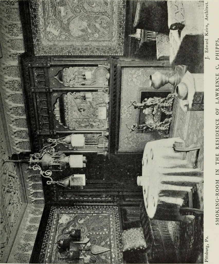 An illustration from Stately homes in America : from colonial times to the present day, 1903, leaf 296