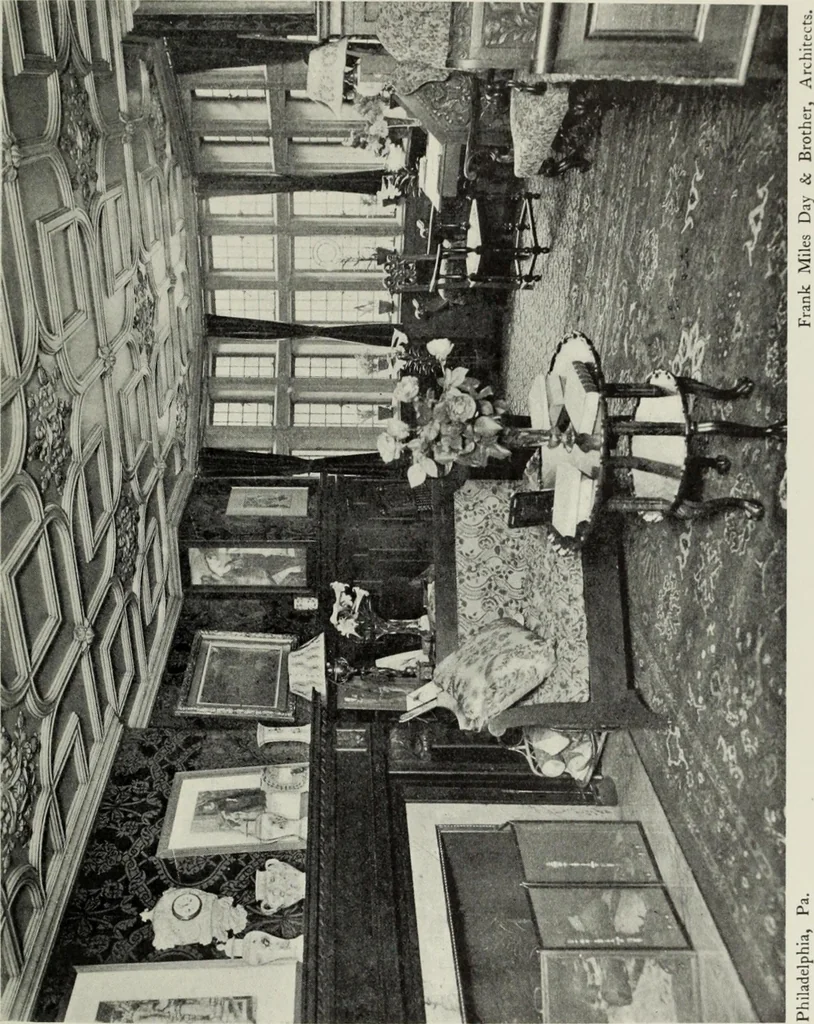 An illustration from Stately homes in America : from colonial times to the present day, 1903, leaf 302