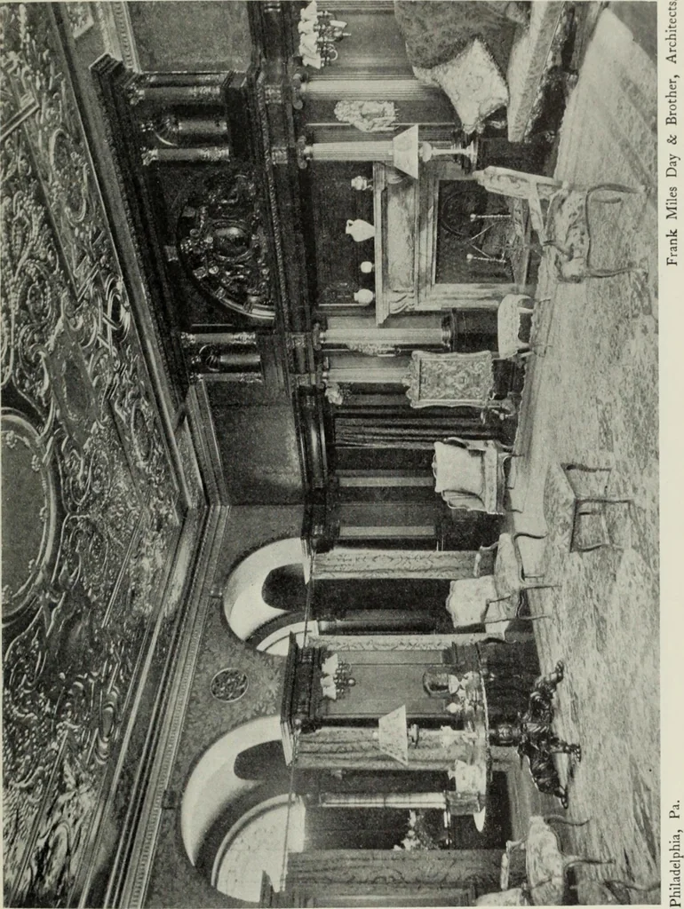 An illustration from Stately homes in America : from colonial times to the present day, 1903, leaf 310